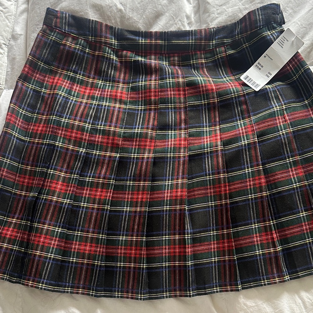 Urban Outfitters Plaid Mini Skirt - Red, Blue, Green